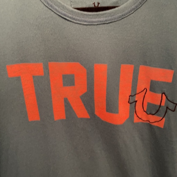 EUC MEN’S TRUE RELIGION SLOGAN TEE SZ XXL - Picture 2 of 6